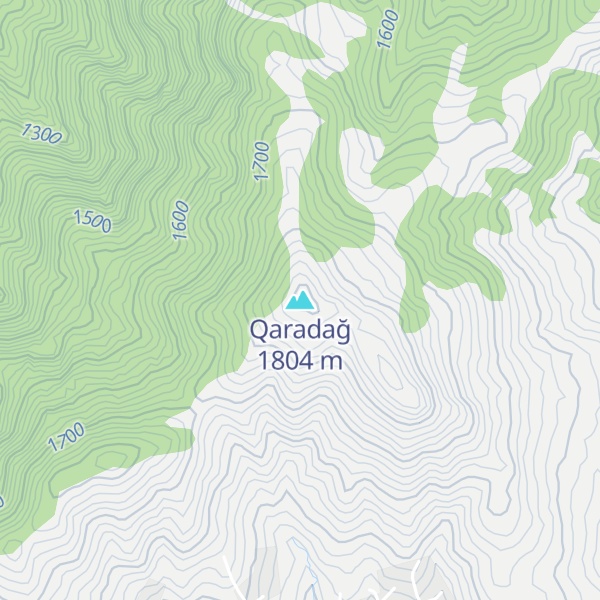 Map of Qaradağ