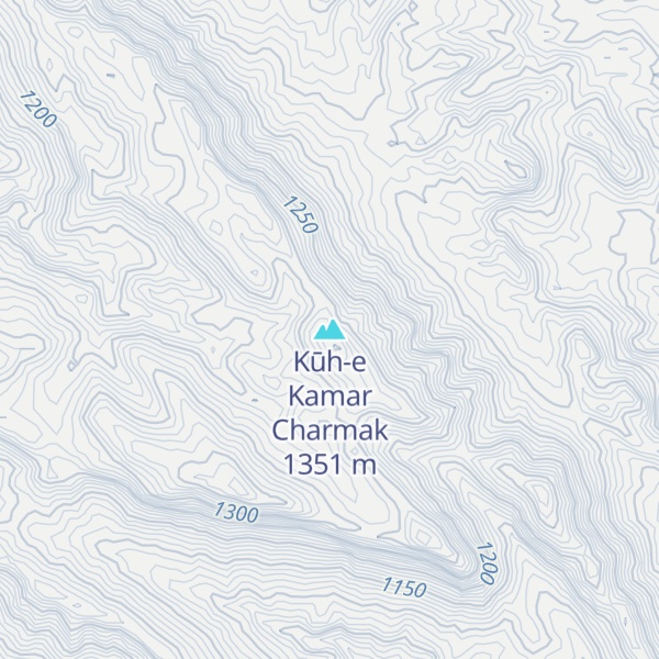 Map of Kūh-e Kamar Charmak