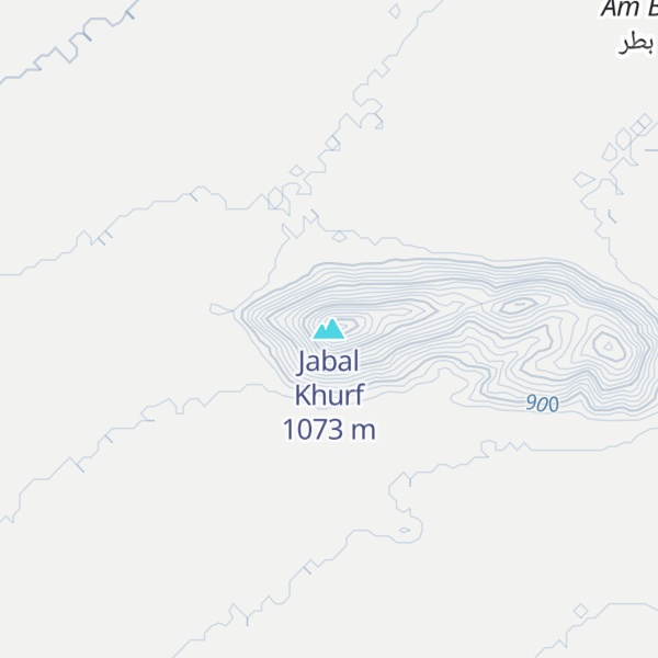 Map of Jabal Khurf