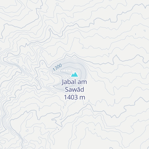 Map of Jabal am Sawād