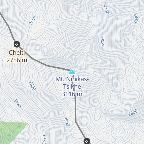 Map of Mt. Ninikas-Tsikhe