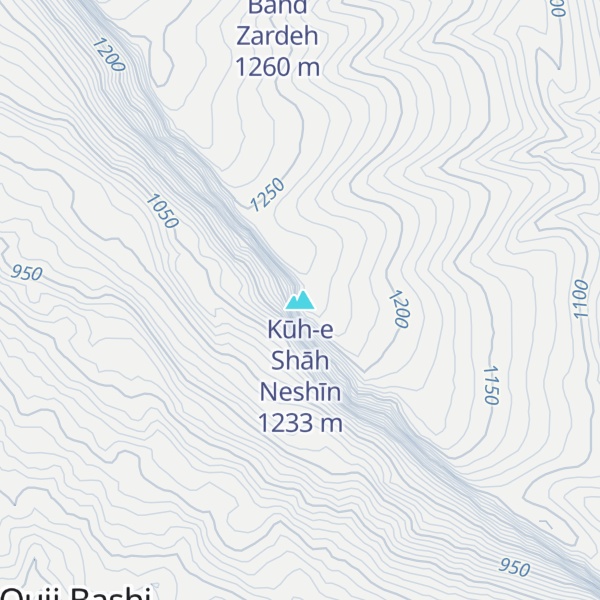 Map of Kūh-e Shāh Neshīn