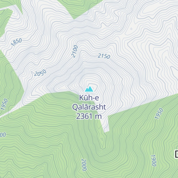 Map of Kūh-e Qalārasht