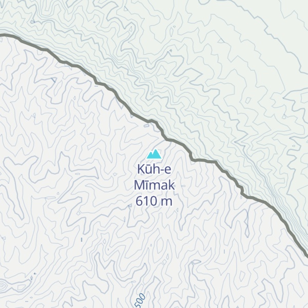 Map of Kūh-e Mīmak