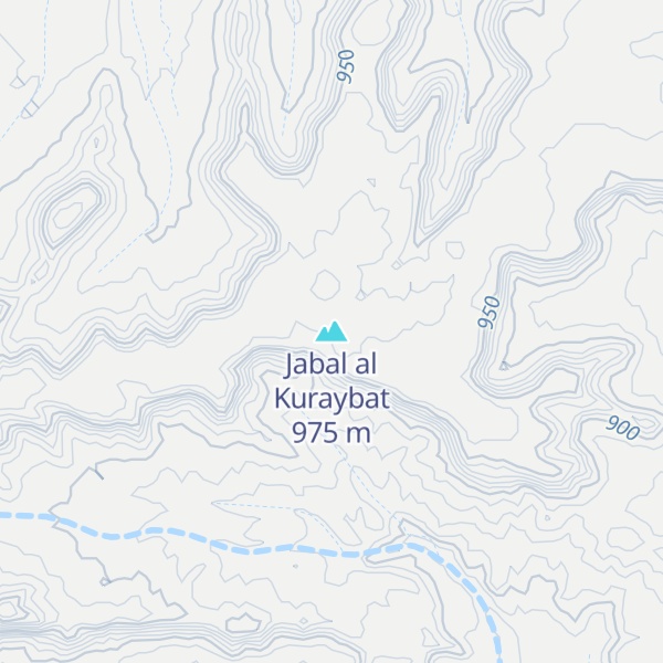 Map of Jabal al Kuraybat