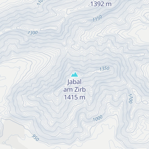 Map of Jabal am Zirb