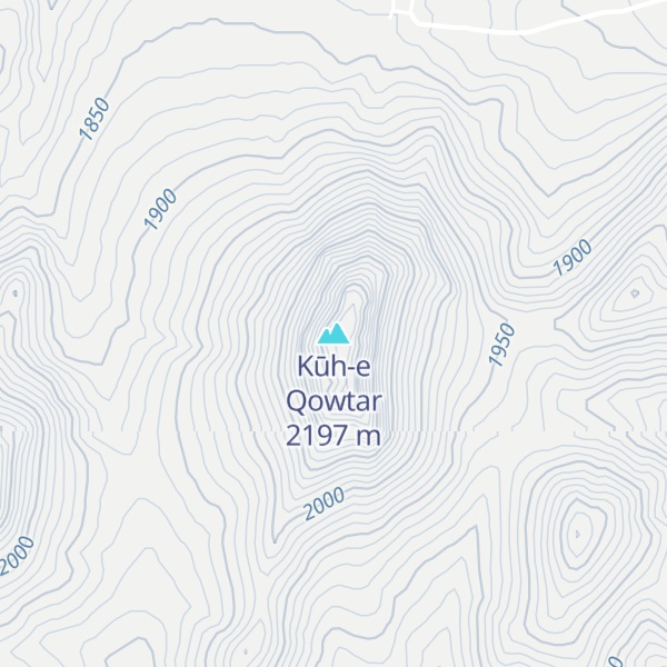 Map of Kūh-e Qowtar