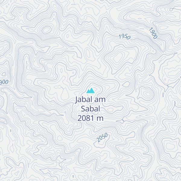 Map of Jabal am Sabal