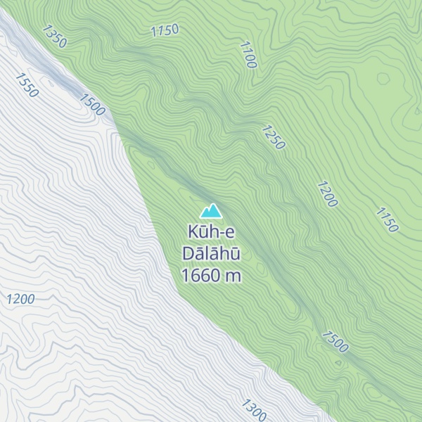 Map of Kūh-e Dālāhū