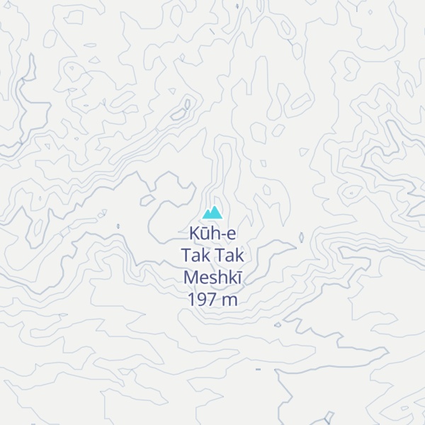 Map of Kūh-e Tak Tak Meshkī