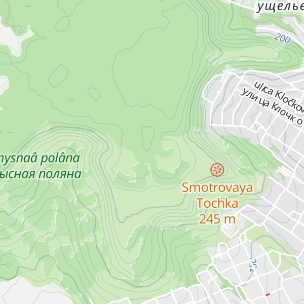 Map of Lopatina Gora