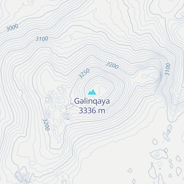 Map of Gəlinqaya
