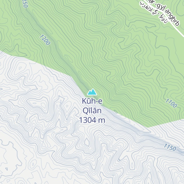 Map of Kūh-e Qīlān