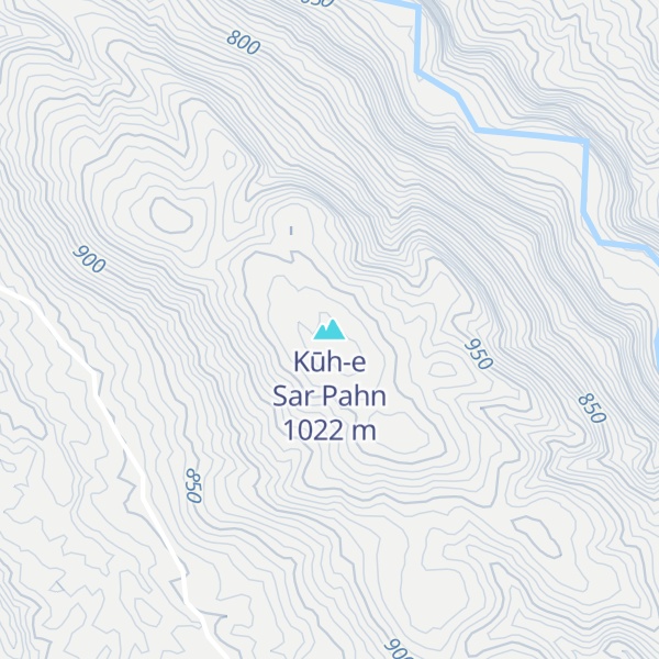 Map of Kūh-e Sar Pahn