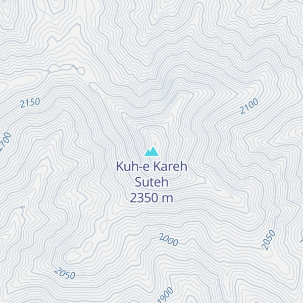 Map of Kuh-e Kareh Suteh