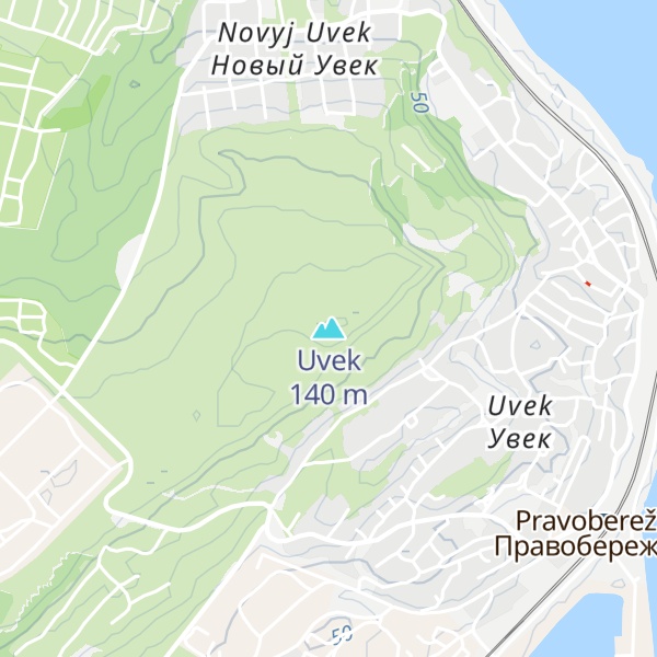 Map of Uvek