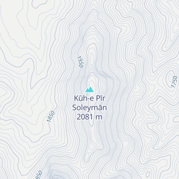 Map of Kūh-e Pīr Soleymān