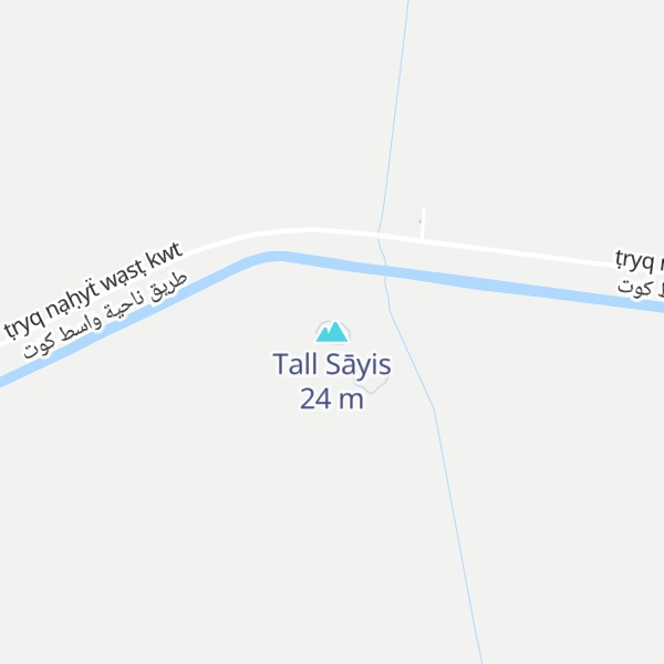 Map of Tall Sāyis