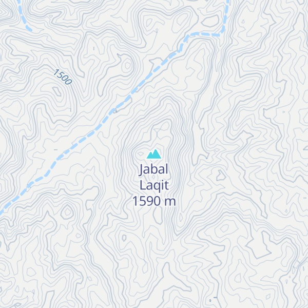 Map of Jabal Laqit