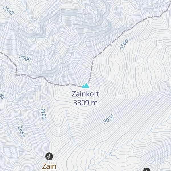 Map of Zainkort