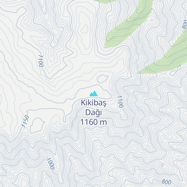 Map of Kikibaş Dağı