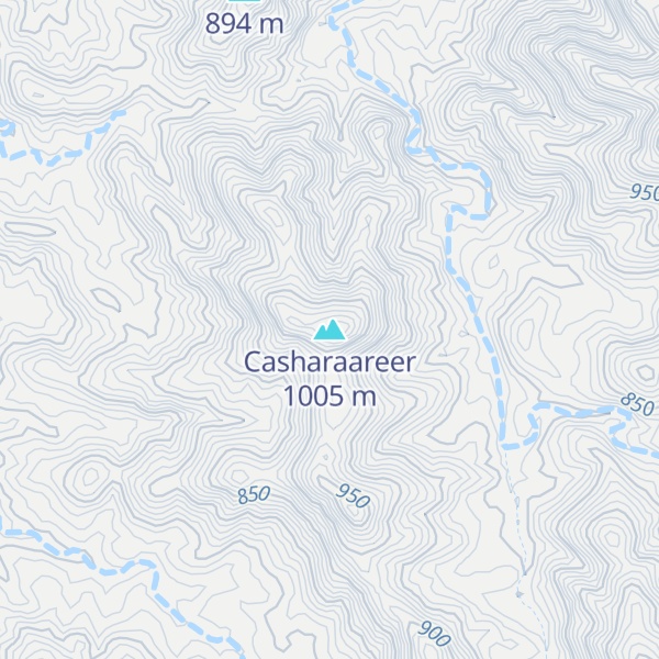 Map of Casharaareer