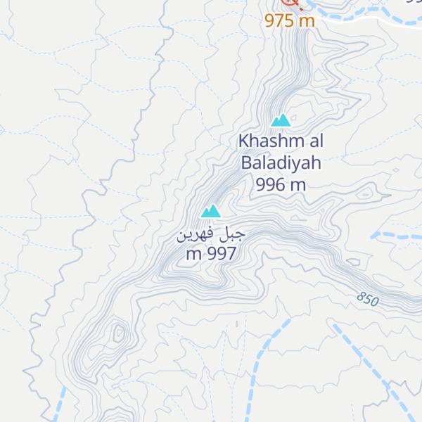 Map of جبل فهرين
