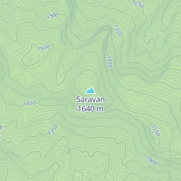 Map of Saravan