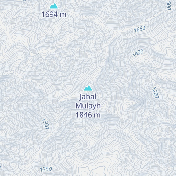 Map of Jabal Mulayh