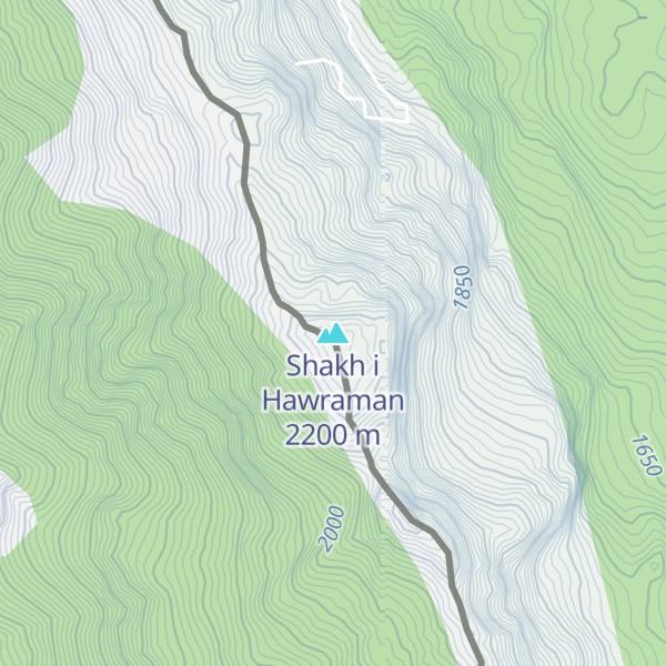 Map of Shakh i Hawraman