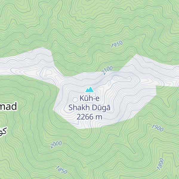 Map of Kūh-e Shakh Dūgā