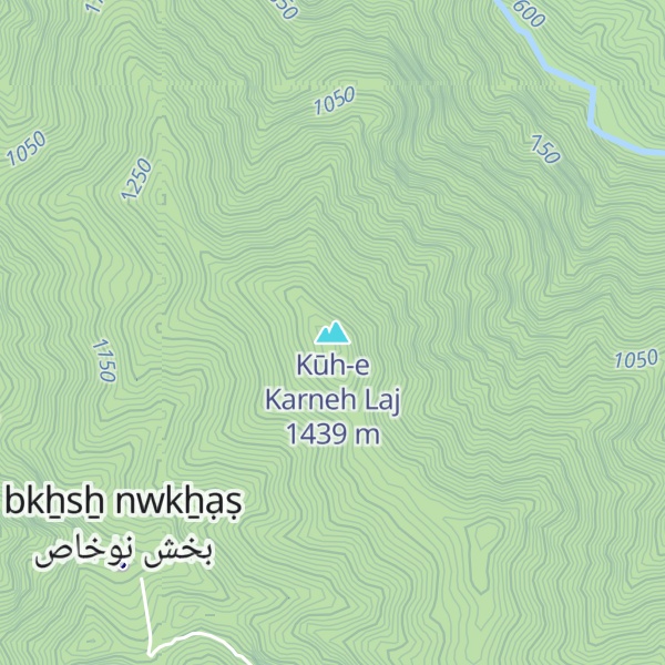 Map of Kūh-e Karneh Laj