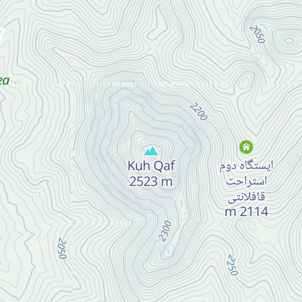 Map of Kuh Qaf