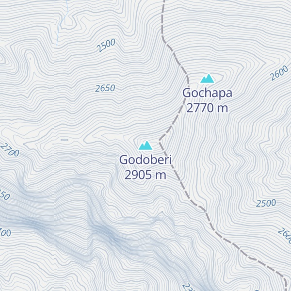 Map of Godoberi