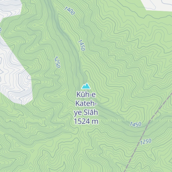 Map of Kūh-e Kateh-ye Sīāh