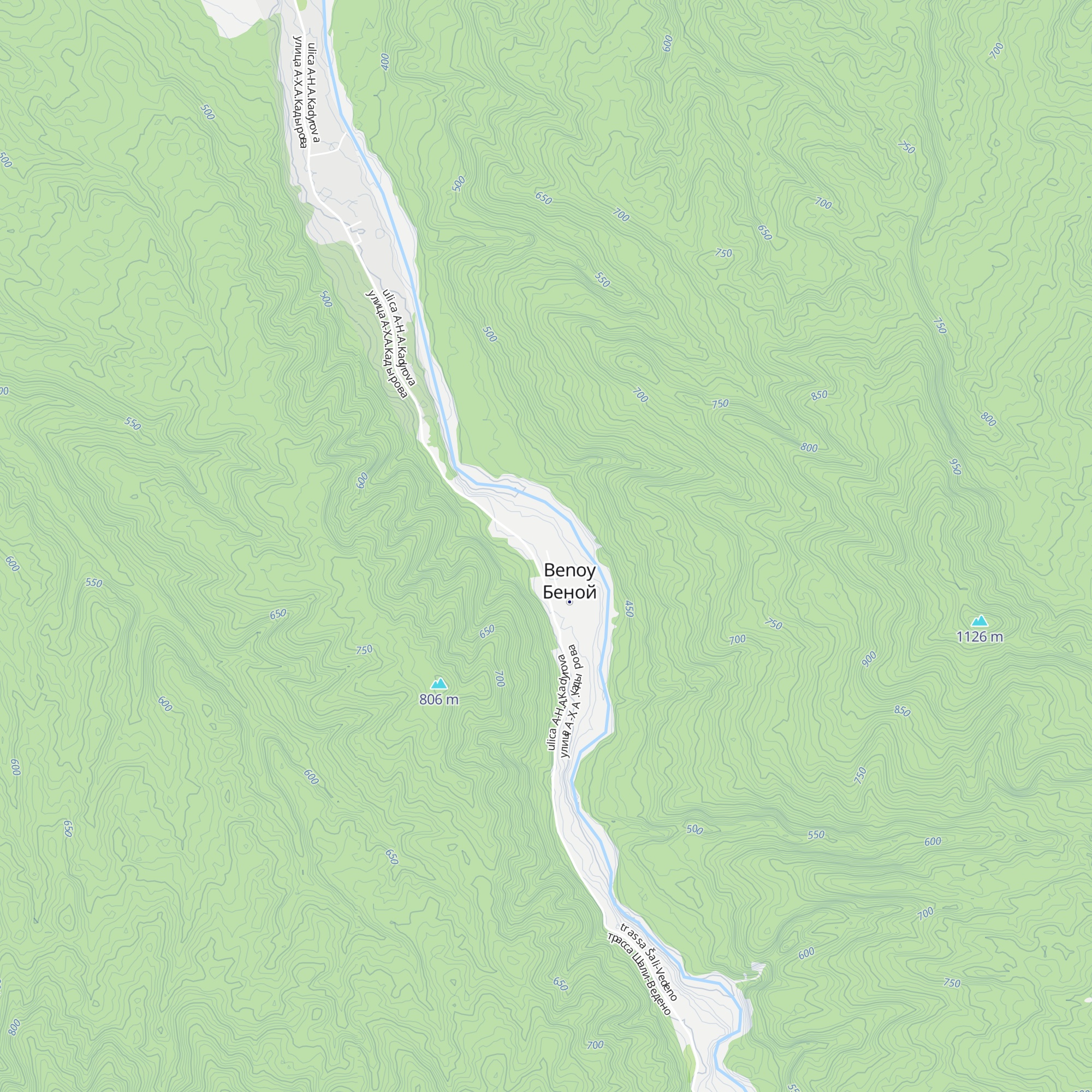 Baza Otdiha Hills map