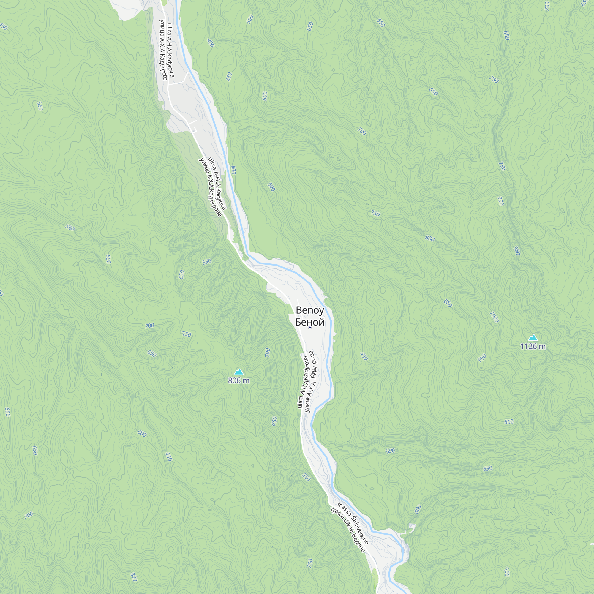 Baza Otdiha Hills map