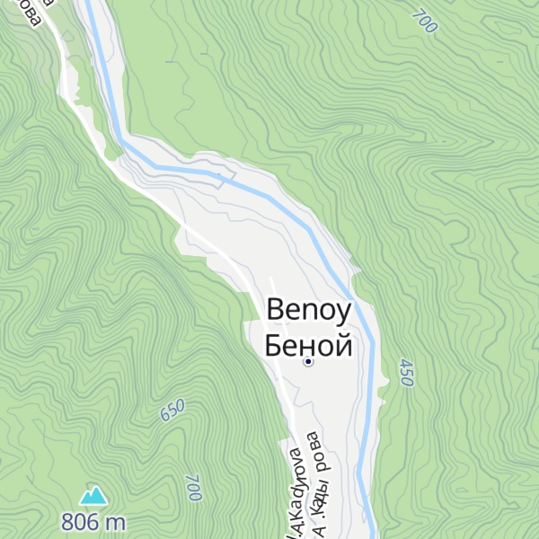 Map of Baza Otdiha Hills