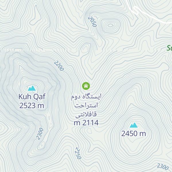 Map of ایستگاه دوم استراحت قافلانتی