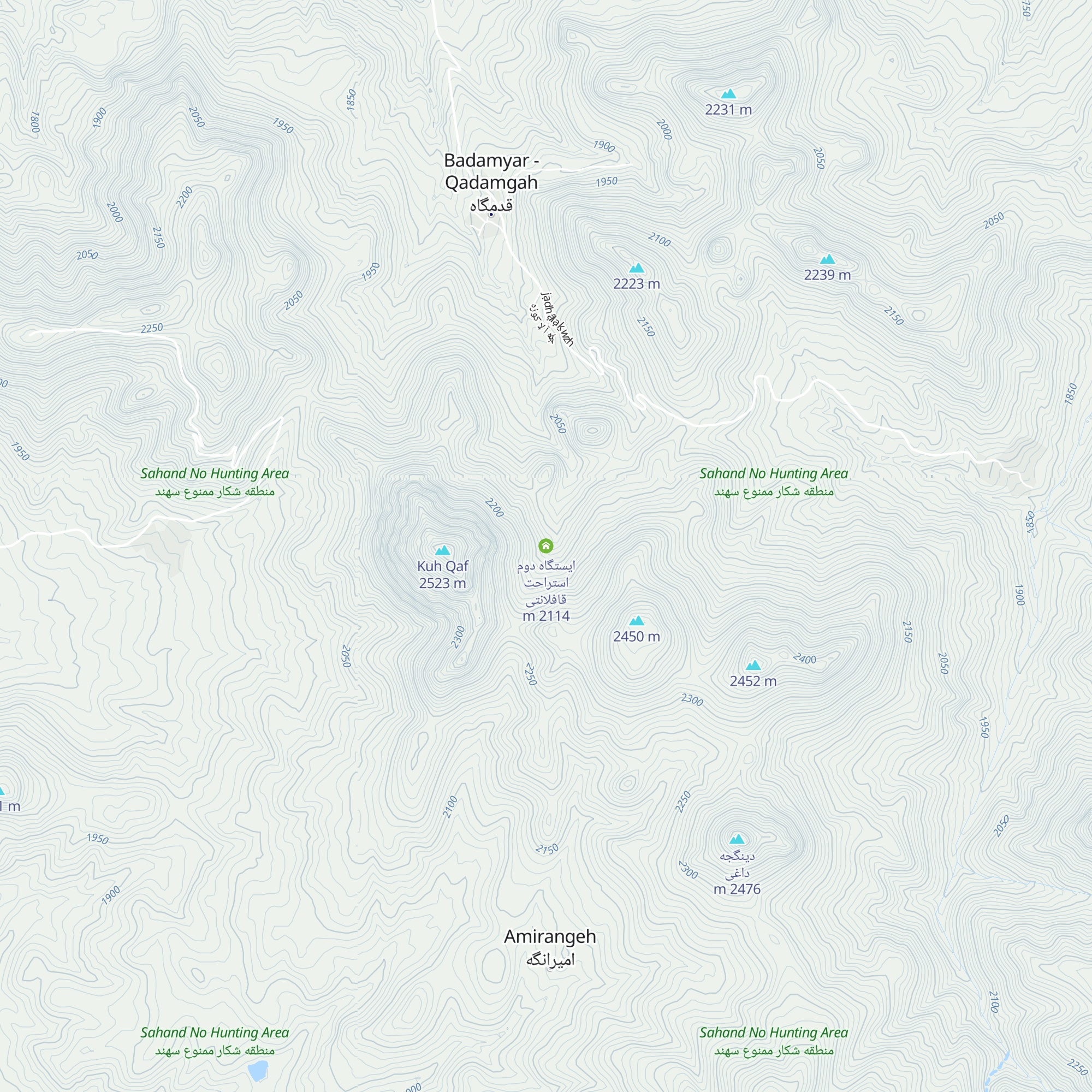 ایستگاه دوم استراحت قافلانتی map