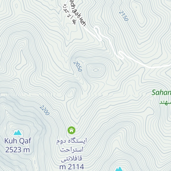 Map of ایستگاه اول استراحت قافلانتی