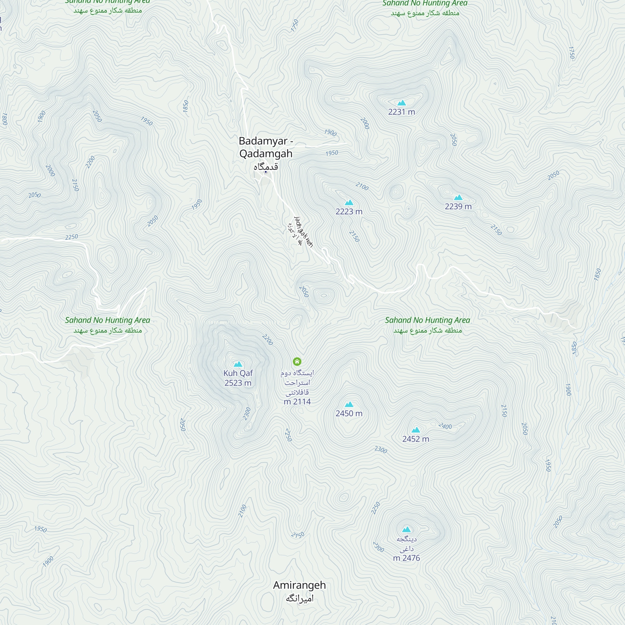 ایستگاه اول استراحت قافلانتی map