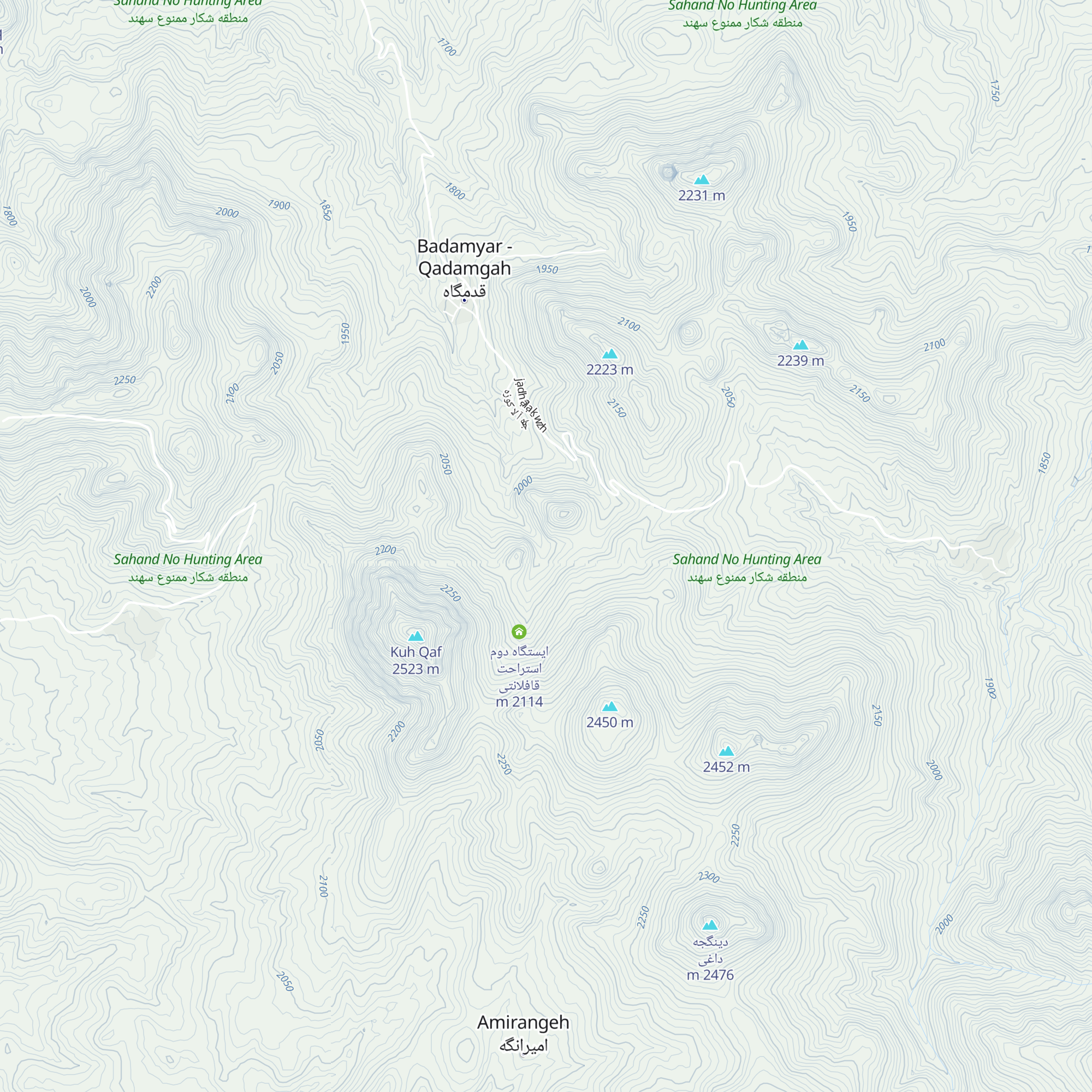 ایستگاه اول استراحت قافلانتی map