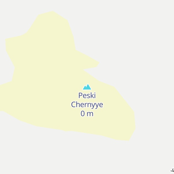Map of Peski Chernyye