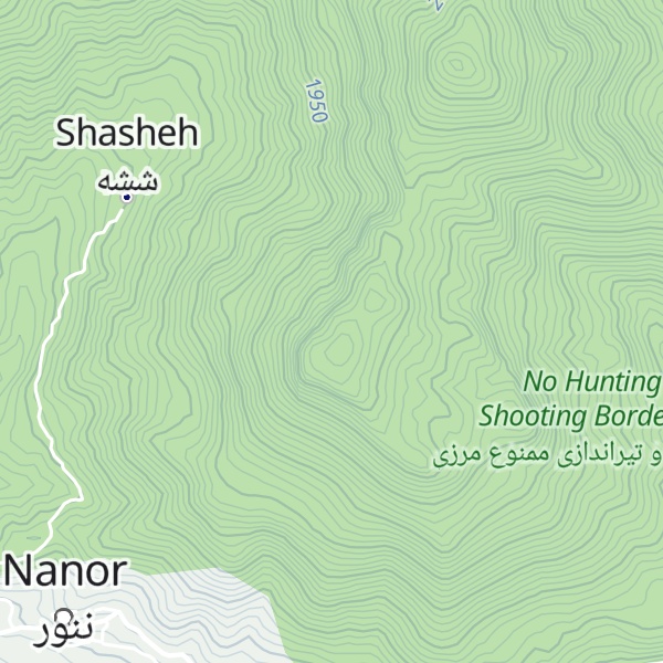 Map of Kūh-e Bard Sūr