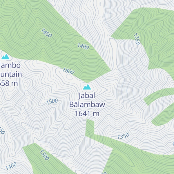 Map of Jabal Bālambaw