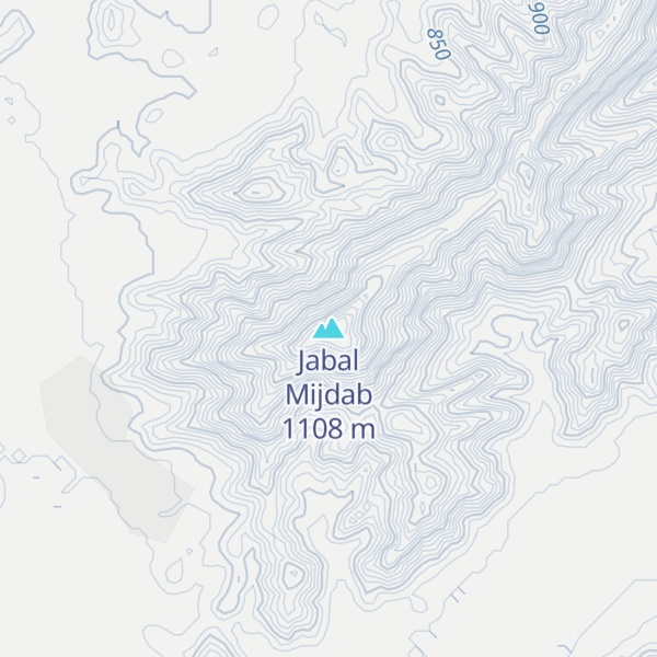 Map of Jabal Mijdab