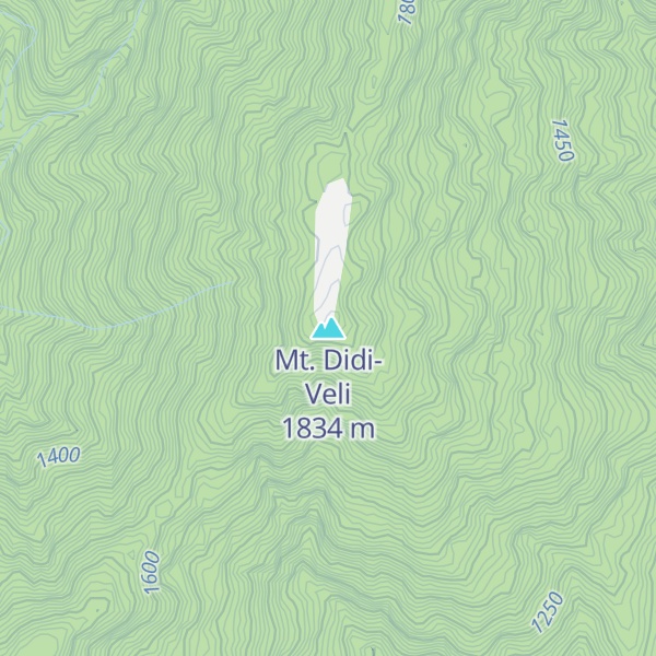 Map of Mt. Didi-Veli