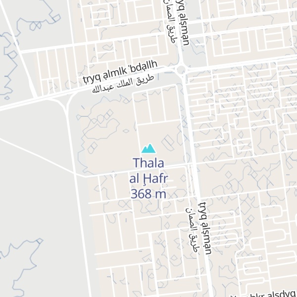 Map of Thala al Ḩafr