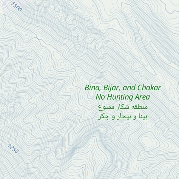 Map of Sīāh Kūh